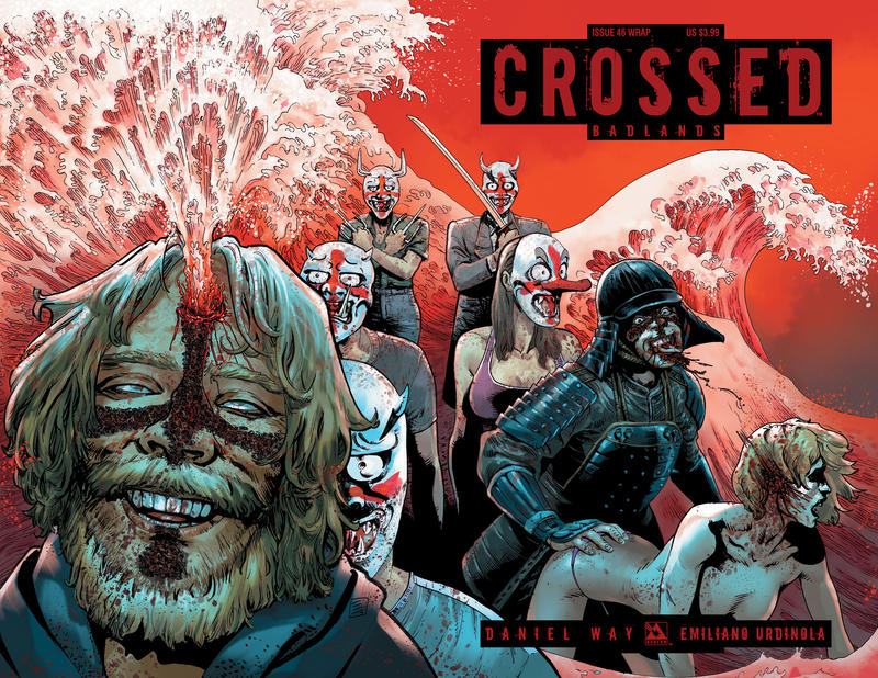 Cover for Crossed Badlands (Avatar Press, 2012 series) #46 [Wraparound Variant Cover by German Erramouspe]