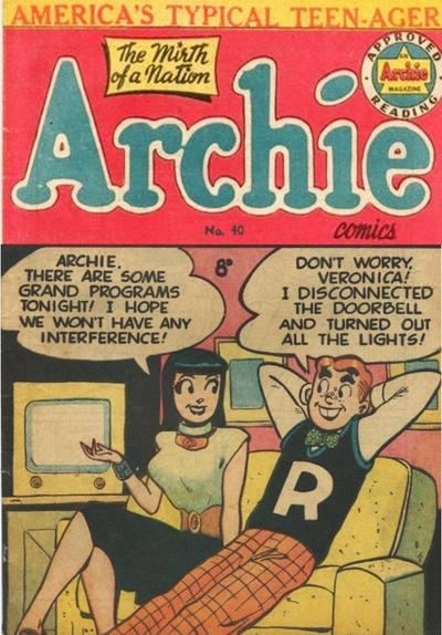 Cover for Archie Comics (H. John Edwards, 1950 ? series) #40
