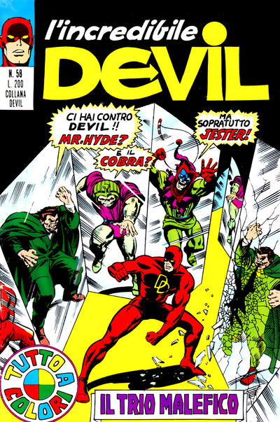 Cover for L'Incredibile Devil (Editoriale Corno, 1970 series) #58