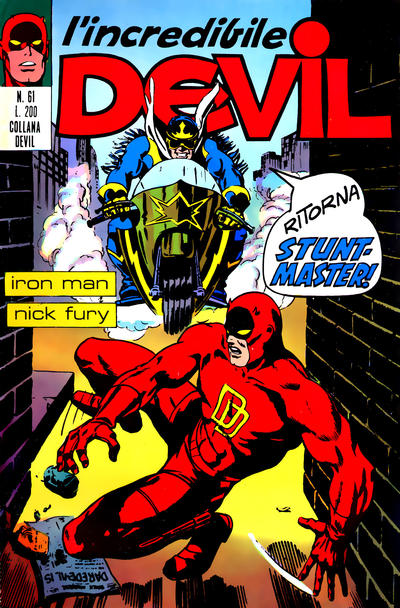 Cover for L'Incredibile Devil (Editoriale Corno, 1970 series) #61