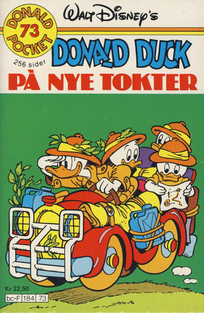 Cover for Donald Pocket (Hjemmet / Egmont, 1968 series) #73 - Donald Duck på nye tokter [1. opplag]