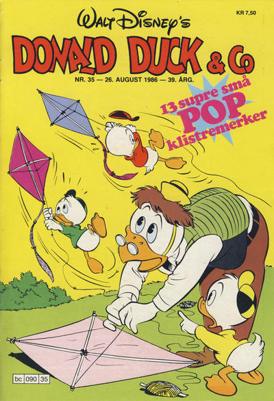Cover for Donald Duck & Co (Hjemmet / Egmont, 1948 series) #35/1986