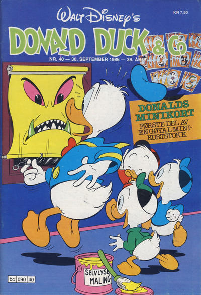 Cover for Donald Duck & Co (Hjemmet / Egmont, 1948 series) #40/1986