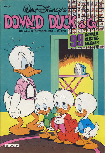 Cover for Donald Duck & Co (Hjemmet / Egmont, 1948 series) #44/1986