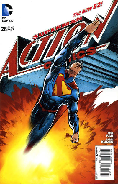Cover for Action Comics (DC, 2011 series) #28 [Direct Sales]