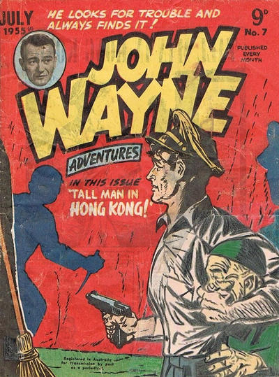 Cover for John Wayne Adventures (Associated Newspapers, 1955 series) #7