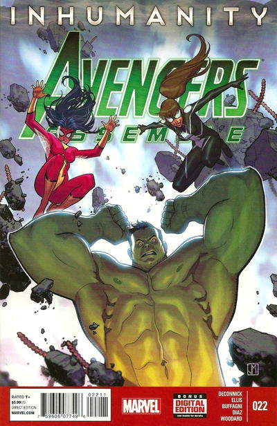 Cover for Avengers Assemble (Marvel, 2012 series) #22