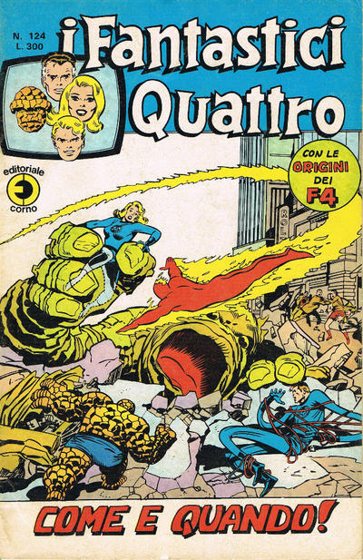 Cover for I Fantastici Quattro (Editoriale Corno, 1971 series) #124