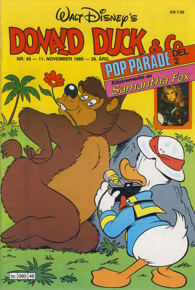 Cover for Donald Duck & Co (Hjemmet / Egmont, 1948 series) #46/1986
