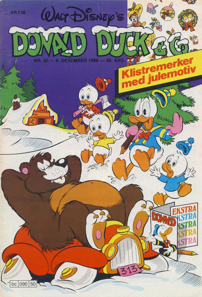 Cover for Donald Duck & Co (Hjemmet / Egmont, 1948 series) #50/1986