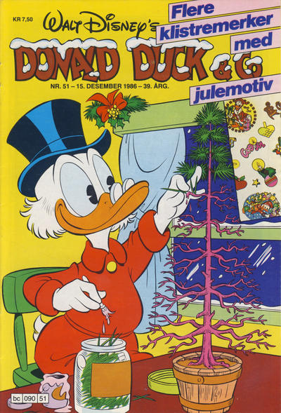 Cover for Donald Duck & Co (Hjemmet / Egmont, 1948 series) #51/1986