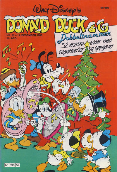 Cover for Donald Duck & Co (Hjemmet / Egmont, 1948 series) #52/1986