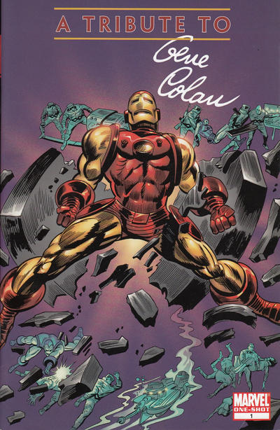 Cover for Gene Colan Tribute Book (Marvel, 2008 series) #1 [Iron Man Cover]
