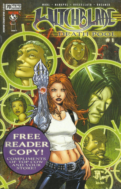 Cover for Witchblade (Image, 1995 series) #70 [Free Reader Copy Variant]