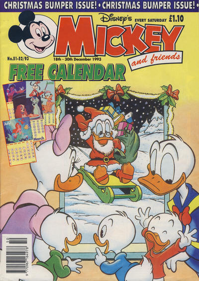 Cover for Mickey and Friends (Fleetway Publications, 1992 series) #51-52/1993