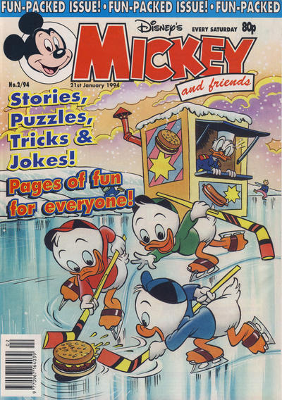 Cover for Mickey and Friends (Fleetway Publications, 1992 series) #2/1994