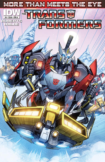 Cover for The Transformers: More Than Meets the Eye (IDW, 2012 series) #4 [Cover A - Alex Milne]