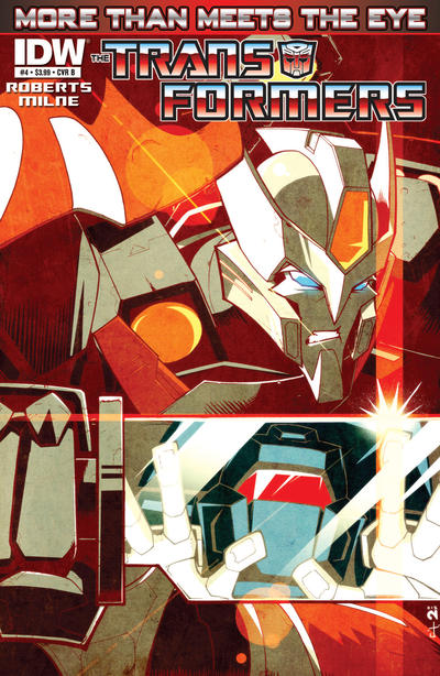 Cover for The Transformers: More Than Meets the Eye (IDW, 2012 series) #4 [Cover B - Nick Roche]