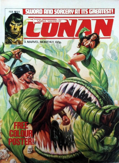 Cover for The Savage Sword of Conan (Marvel UK, 1977 series) #64
