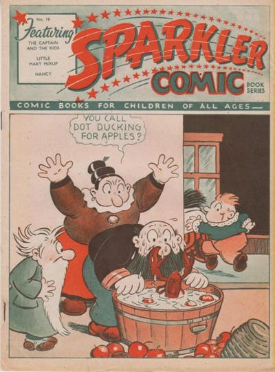 Cover for Sparkler Comic Book Series (Donald F. Peters, 1948 series) #16