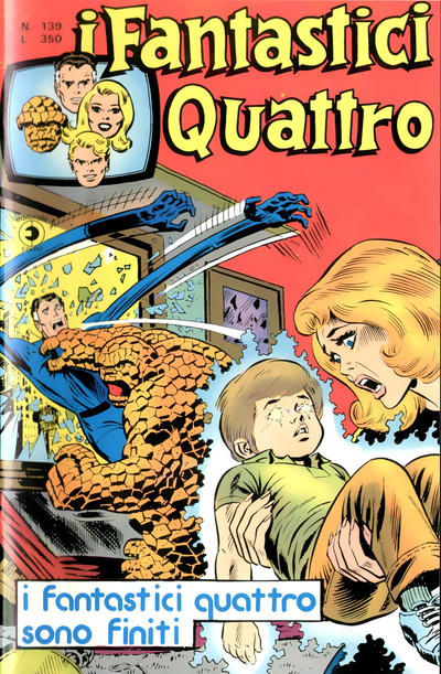 Cover for I Fantastici Quattro (Editoriale Corno, 1971 series) #139
