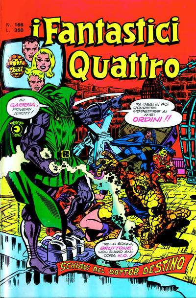 Cover for I Fantastici Quattro (Editoriale Corno, 1971 series) #166