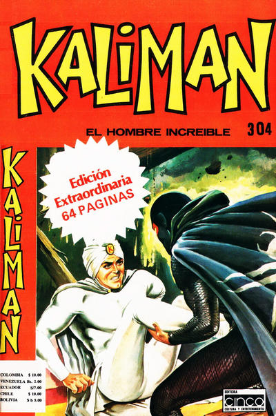 Cover for Kaliman (Editora Cinco, 1976 series) #304