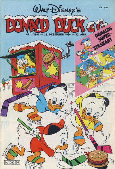 Cover for Donald Duck & Co (Hjemmet / Egmont, 1948 series) #1/1987