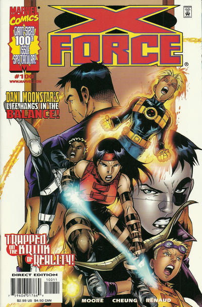 Cover for X-Force (Marvel, 1991 series) #100 [Direct Edition]