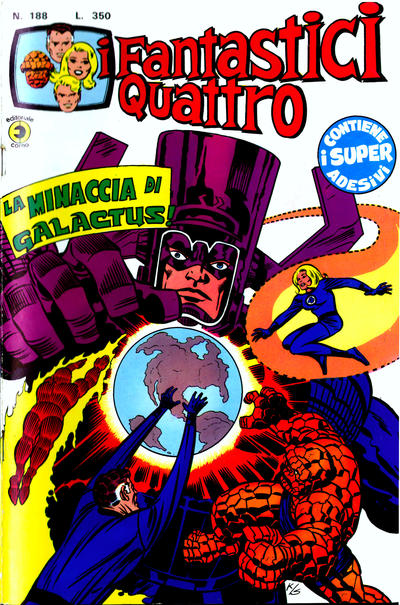 Cover for I Fantastici Quattro (Editoriale Corno, 1971 series) #188