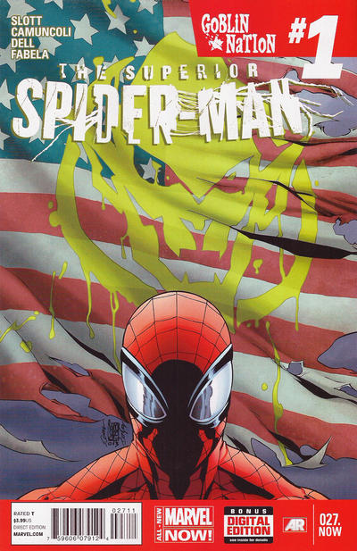 Cover for Superior Spider-Man (Marvel, 2013 series) #27