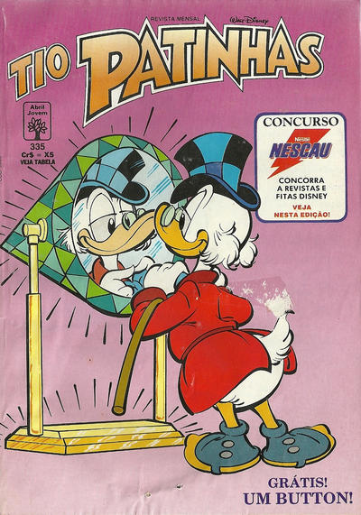 Cover for Tio Patinhas (Editora Abril, 1963 series) #335