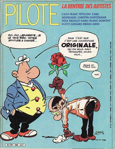 Cover for Pilote Mensuel (Dargaud, 1974 series) #88