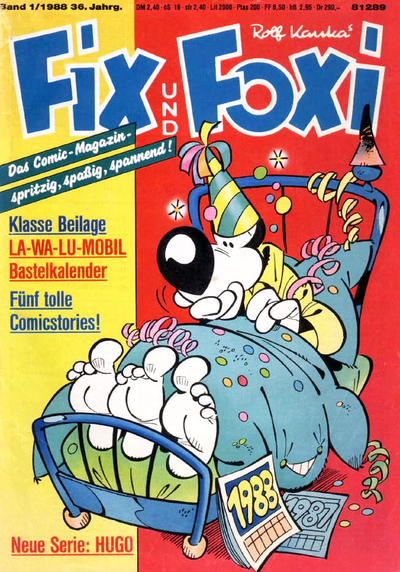 Cover for Fix und Foxi (Pabel Verlag, 1953 series) #v36#1/1988