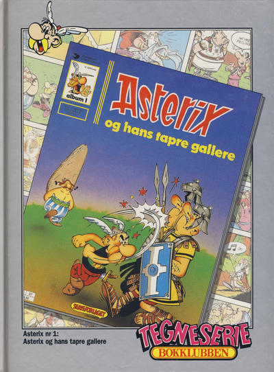 Cover for Asterix [Tegneserie Bokklubben] (Hjemmet / Egmont, 1992 series) #1 - Asterix og hans tapre gallere