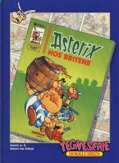 Cover for Asterix [Tegneserie Bokklubben] (Hjemmet / Egmont, 1992 series) #5 - Asterix hos britene