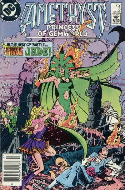 Cover for Amethyst (DC, 1985 series) #3 [Newsstand]