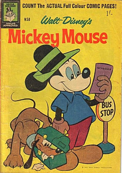 Cover for Walt Disney's Mickey Mouse (W. G. Publications; Wogan Publications, 1956 series) #58
