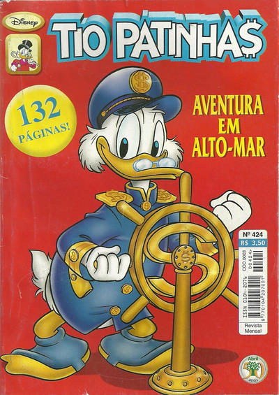 Cover for Tio Patinhas (Editora Abril, 1963 series) #424