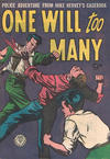 Cover for One Will Too Many (Horwitz, 1950 ? series) 