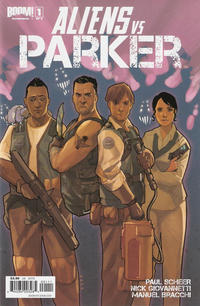 Cover Thumbnail for Aliens vs. Parker (Boom! Studios, 2013 series) #1 [Phil Noto Cover]