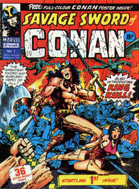 Cover Thumbnail for Savage Sword of Conan (Marvel UK, 1975 series) #1