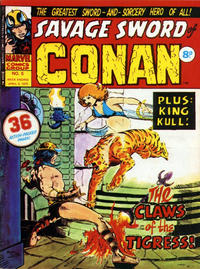 Cover Thumbnail for Savage Sword of Conan (Marvel UK, 1975 series) #5