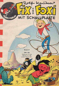 Cover for Fix und Foxi mit Schallplatte (Pabel Verlag, 1960 series) #17