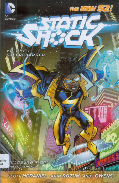 Cover for Static Shock (DC, 2012 series) #1 - Supercharged