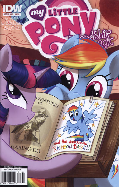 Cover for My Little Pony: Friendship Is Magic (IDW, 2012 series) #15 [Cover RE - Hot Topic Exclusive - Amy Mebberson]