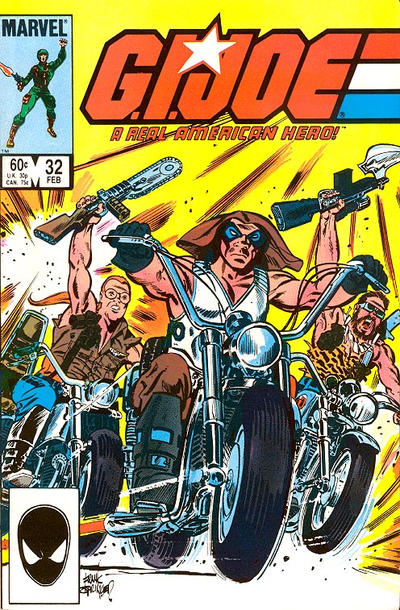 Cover for G.I. Joe, A Real American Hero (Marvel, 1982 series) #32 [Direct]
