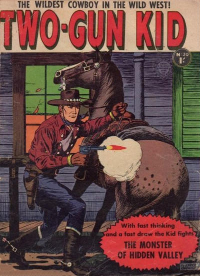 Cover for Two-Gun Kid (Horwitz, 1954 series) #20