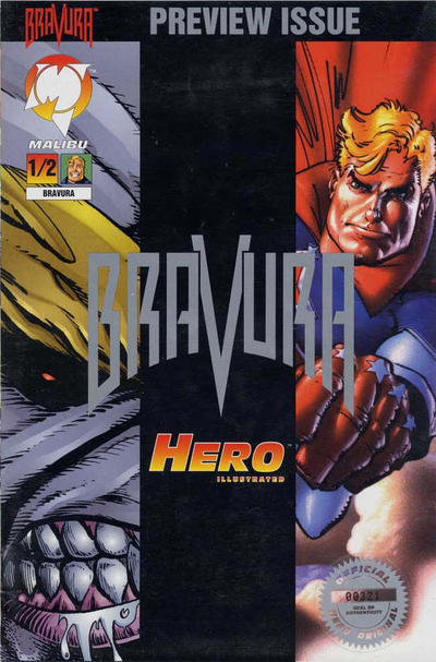 Cover for Bravura (Malibu, 1994 series) #1/2 [Platinum Edition]