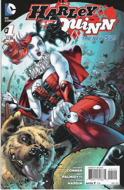 Cover for Harley Quinn (DC, 2014 series) #1 [Second Printing]